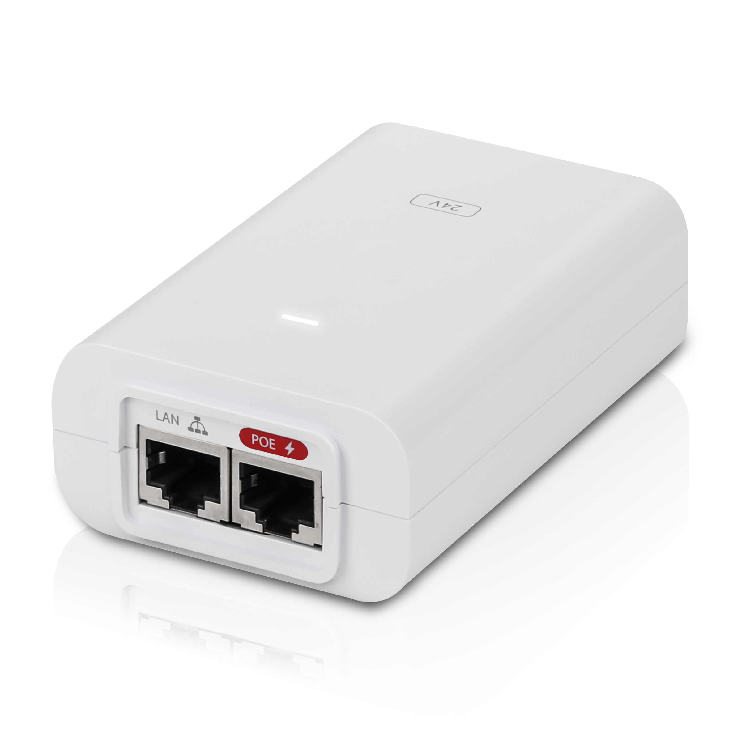 PoE-24-24W-5P_Front_Top_Angle