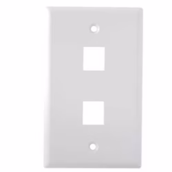 Linkbasic Two Port Faceplate 115 x 70mm