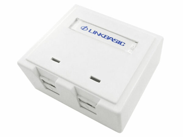 Linkbasic CAT6a Double Surface Mount Box - www.tnw.co.za