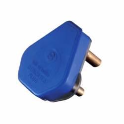 3 PIN Plug Blue Top Shaved 45