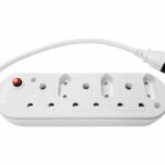 3 Way Plastic Multiplug with Male IEC