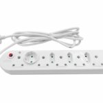 5 Way Plastic Multiplug 4X2PIN 3M Lead